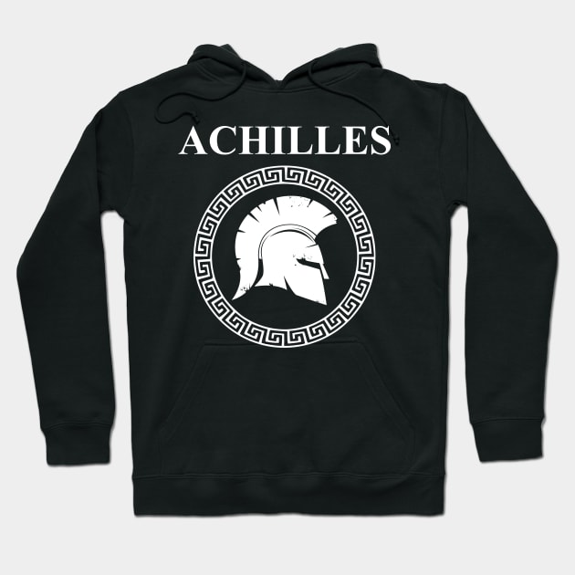 Achilles Ancient Greek Warrior Hoodie by AgemaApparel